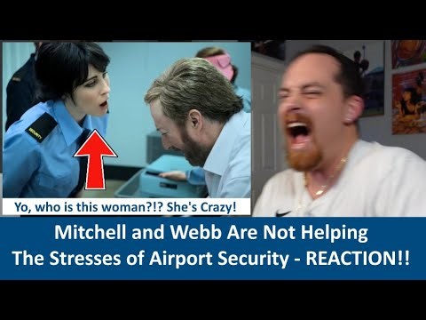 American Reacts The Stresses of Airport Security - Mitchell and Webb Are Not Helping REACTION!