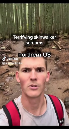 Terrifying skinwalker screams #wendigo #skinwalker #skinwalkercaughtoncamera #appalachian #appalachianmountains #skinwalkerstories #skinwalkervibes #terrifying #creature #rake