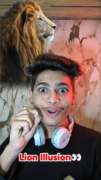 I Saw A Lion In My Room! 😱 Real Illusion!
