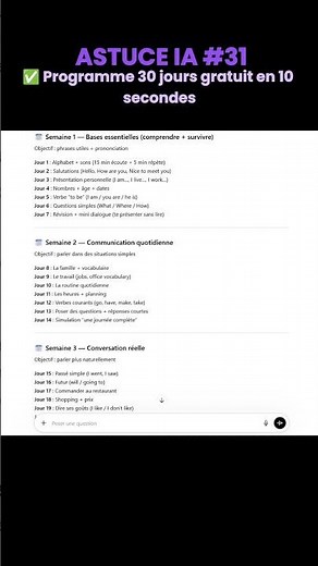 ChatGPT peut t'apprendre n'importe quelle langue en 30 jours (gratuitement)
