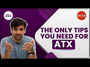 #3 tips in 3 minutes for ACCA ADVANCED TAXATION Paper | Exam tips and tricks for ATX