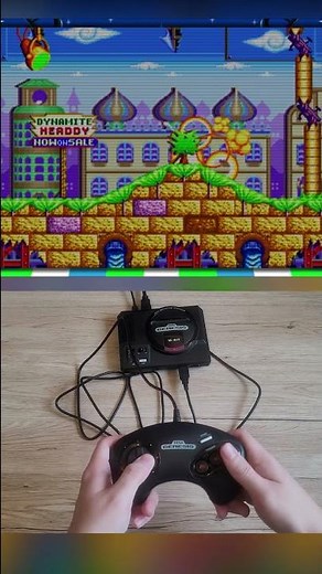 Sega Genesis/Mega Drive Mini🎮 ~ Unboxing AND Gameplay #short #sega #retro #videogames #classicgaming