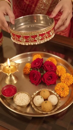 🪔 Easy DIY Karwa Chauth Thali Decoration