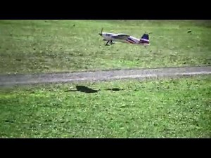 The Rc FMS Extra 300 under the bridge by flying crazy low pass !!!