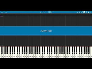 Johnny Test Theme Song - Piano Tutorial