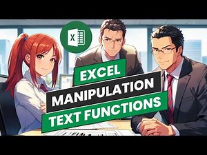 TRIM, CLEAN, LEN, REPT, and Case - Text Manipulation Functions: Excel Basics Tutorial