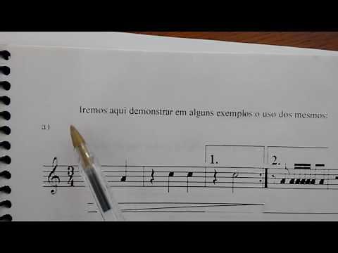 TEORIA MUSICAL - SINAIS DE REPETIÇÃO