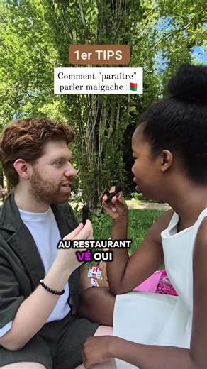 1er tips : comment "paraître" parler malgache #couplemixte #malagasygirl #VAZAHA #Malagasy | Paula & Dylan