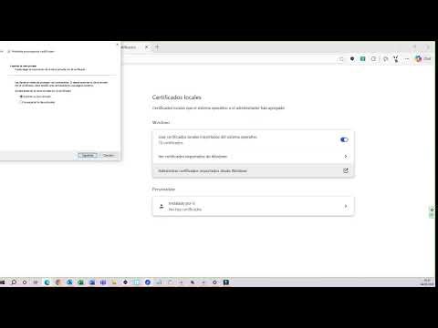 Como exportar un certificado digital en Microsoft Edge