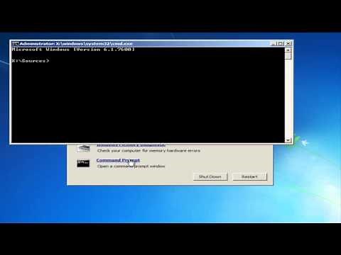 The Windows 7 Recovery Environment
