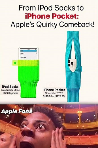 From iPod Socks to iPhone Pocket: Apple’s Unexpected Tech Evolution Explained!