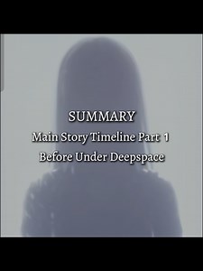 Summarize timeline Before Under Deepspace start in 2048 if it have more information I'll update later. Reference from World Underneath , Anecdotes , Main story. #loveanddeepspace #loveanddeepspaceedit #loveanddeepspacecharacters #LND #LADTH