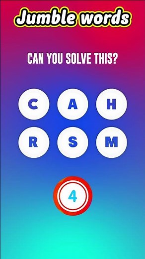 Daily Jumble Word Quiz 🔥 | Can You Unscramble This?