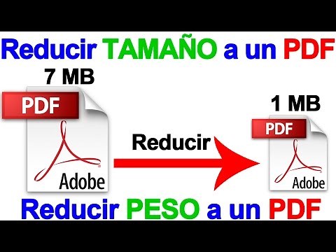 Como Reducir PESO de PDF o Reducir TAMAÑO de PDF (Como Comprimir un PDF)