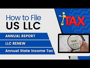 How to File US LLC🇺🇲 Annual State Income Tax / LLC RENEW / ANNUAL REPORT