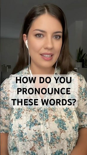How do you pronounce these words? 🗣️#english #englishlearning #fyp #pronunciation #learnwithpaola