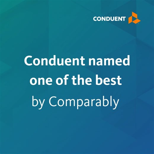 We’re proud to be named a top company in three standout categories by Comparably. These honors reflect our ongoing commitment to creating a workplace where people thrive — professionally and personally. Thank you to our incredible teams who make Conduent a great place to work. Learn more: http://bit.ly/477IykX #ConduentProud #MostLovedWorkplace | Conduent