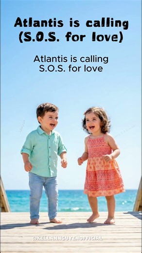 Atlantis Is Calling (S.O.S. for Love) Modern Talking | Cute Toddlers Dancing #lyrics #80smusic