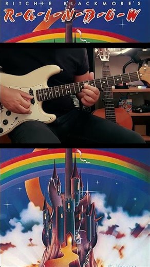RAINBOW - Catch the rainbow (solo guitar cover) #shorts #rainbow