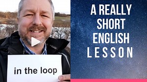READ ALONG TO PRACTICE YOUR ENGLISH: So, in English, when you are in the loop about something, it means that you know all the details about that thing. Probably a good example of this would be if somebody is planning a surprise party for someone else, you would say to them, "I will help you plan that party. "Please keep me in the loop." So, what that would mean to the person planning the party is that they would let you know when the time of the party is, when the date of the party is, where the
