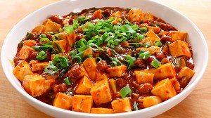 Korean-style mapo tofu (Mapadubu: 마파두부)