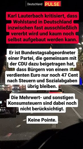 "47 cents of every earned euro – no punchline." #germany #monetarypolicy #climatepolicy