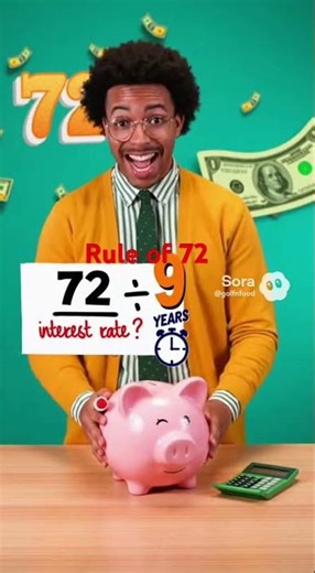 Rule of 72 is a simple formula to estimate how long it takes for an investment to double in value