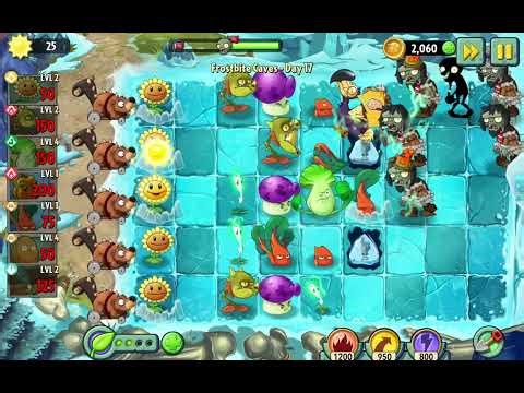Plants vs. Zombies 2 : Frostbite Caves - Gameplay Walkthrough Part 6 | Po Gaming