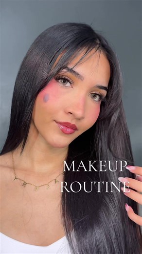 my makeup routine - @glambbyval 🩷 #makeup #makeuproutine #pty #fyp #creatorsearchinsight
