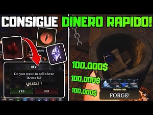 GET MONEY FAST with THESE FARMING WAYS in THE FORGE! Money Guide | Roblox