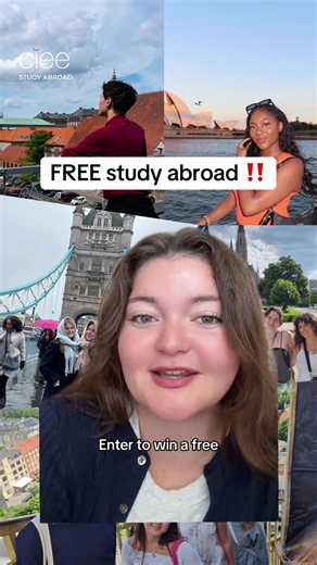 Study abroad for FREE with CIEE. ✈️ Apply now for a chance to win! | study abroad