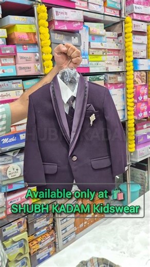 fancy blazer for boys available at‪@Shubhkadamkidswear‬ #cutebaby #kidsclothing #kidsvideos #kids