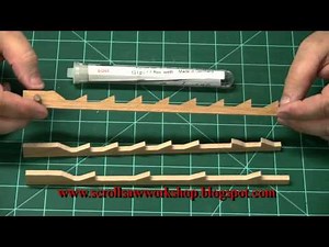 Scroll Saw School Lesson0001 Scroll saw blades Part 1