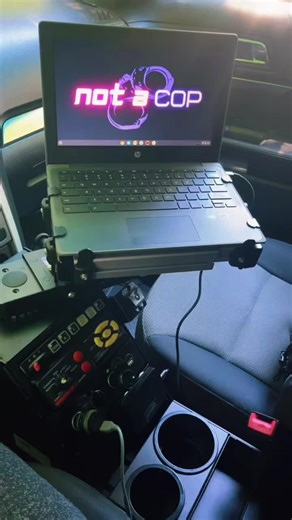 Patrol Car Mobile Workstation Setup