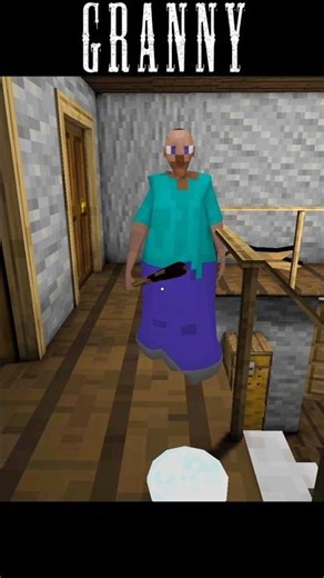 Minecraft Granny Vs Freeze Trap 😳😂 #granny#gaming#funny#shorts