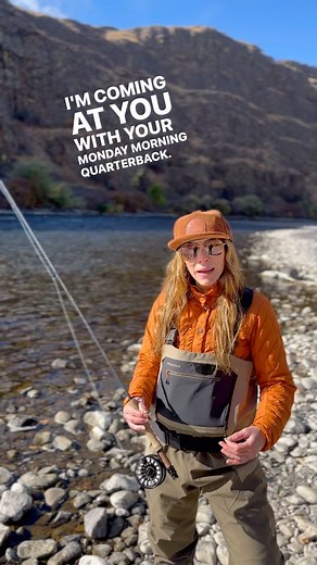 Red's Fly Shop on Instagram: "Monday Morning QB: Prep for a full day of Fall fishing concentrating on the BWO Hatch. For fall fly fishing on the Yakima River with a 9-foot, 5-weight rod, you can fish effectively all day with a single setup. Start with an October Caddis dry fly as your attractor, with a small BWO nymph dropper about 2-3 feet below. This rig allows you to cover both the big caddis eaters(not a lot) and the more selective trout feeding on Blue-Winged Olive nymphs(a ton of these fis