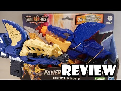 DX Gold Fury Blade Blaster Morpher Review & Comparison | Power Rangers Dino Fury
