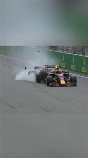 Verstappen & Ricciardo Crash As Teammates 😳 | Baku 2018