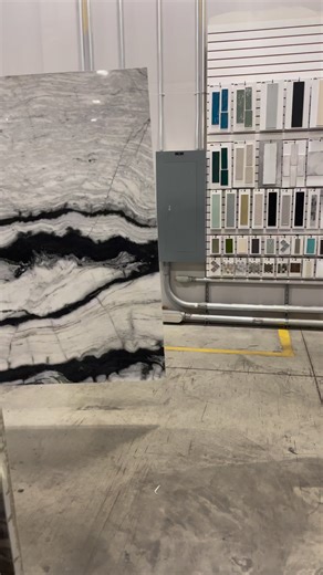 Panda Quartzite😍 This is incredible! I would put this material on my shower walls. Where would you put it? | Nova Tile & Stone Homecenters