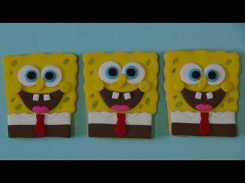 how to make spongebob sugar cookies