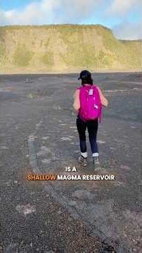 Learn about a Hawaiian caldera! #geology #volcanoscience #sciencefacts #earthscience