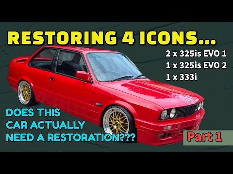 Resurrecting Legends: 4 Iconic BMW E30s Get Full Restorations! (325is EVO1, EVO2 & 333i)