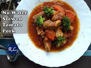 【豬肉料理】不用加水的燉肉!?用蔬菜的水分來燉肉!健康又濃郁!無水番茄燉肉｜No Water Stewed Tomato Pork｜R.L. 料理研究室 R-Lin Cooking