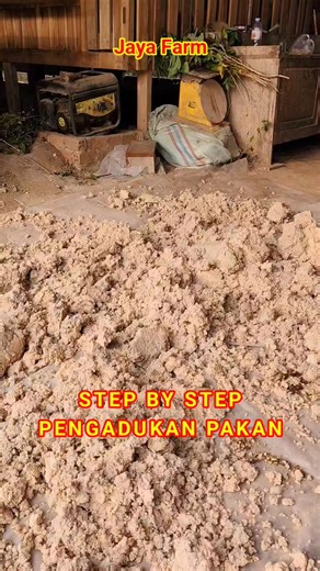 2.1K views · 32 reactions | salah satu step by step pengadukan pakan untuk ternak | Ternak Tani Jaya | Facebook