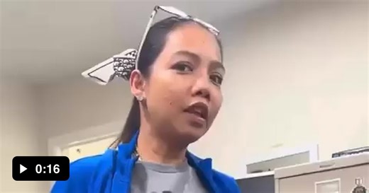 Her shirt says just the tip I promise - Video