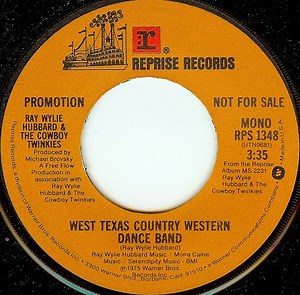 Ray Wylie Hubbard & The Cowboy Twinkies - West Texas Country Western Dance Band