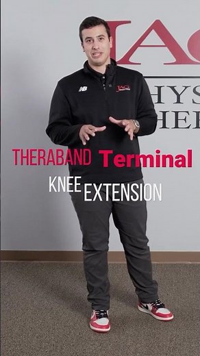 Build Quad Strength Fast: Terminal Knee Extension With Band Exercise 🔥🦵 #theraband