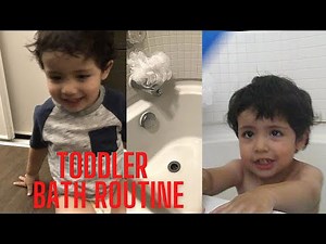 Toddler bath routine