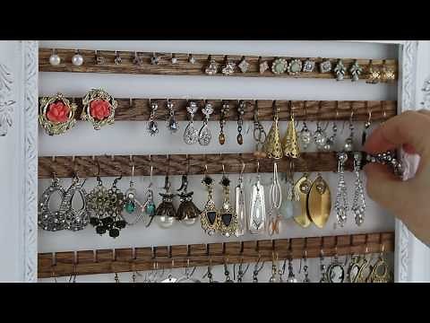 Handmade Earring Holders by Creatively Cluttered