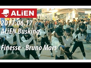 Bruno Mars - Finesse | ALiEN | Busking @ Hongdae | Choreography by Euanflow